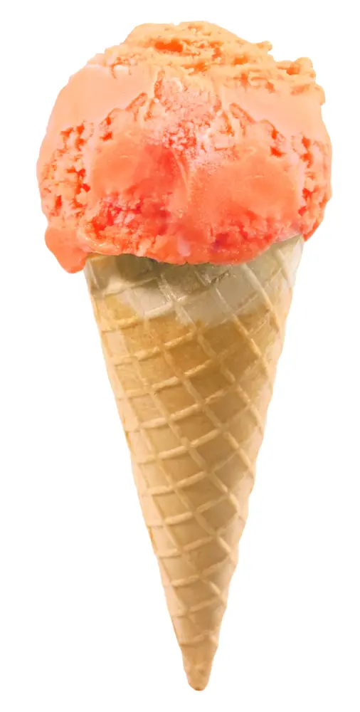 Strawberry Ice Cream Cone