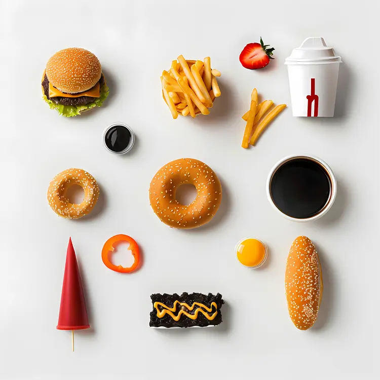 Assorted Fast Food Items
