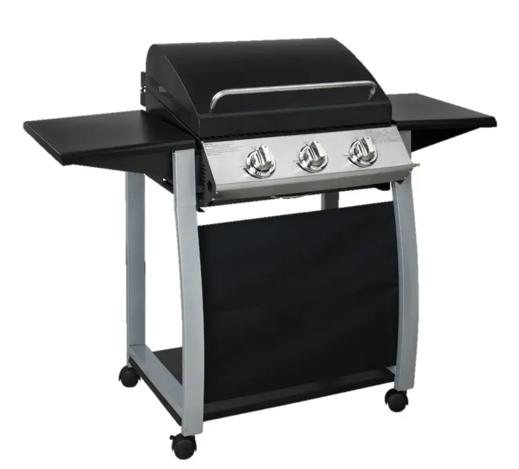 Black Outdoor Grill for Barbecue