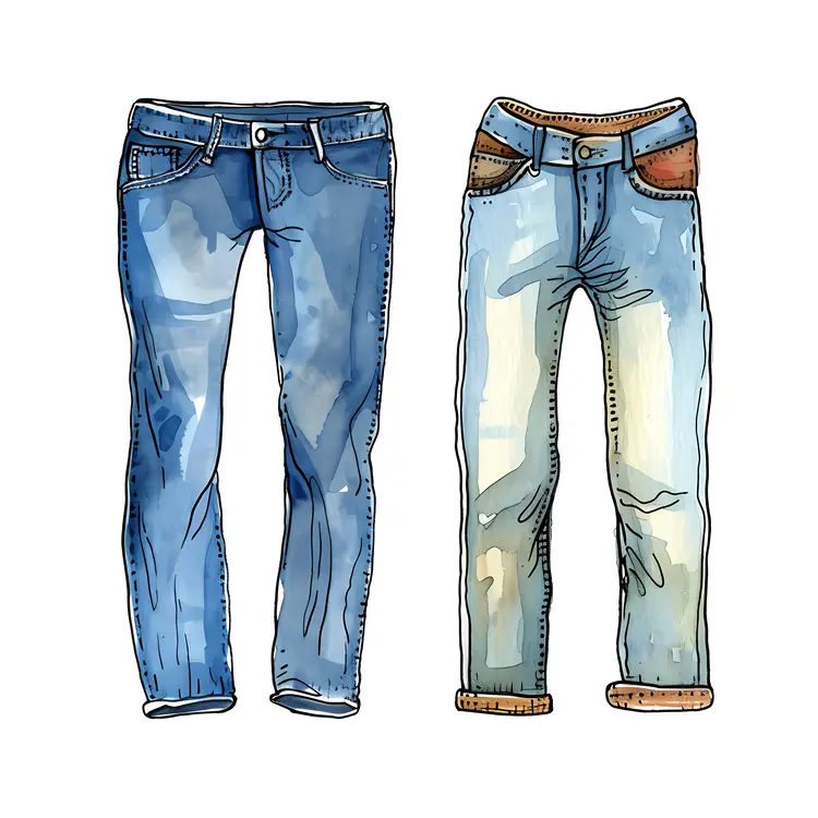 Two Pairs of Jeans