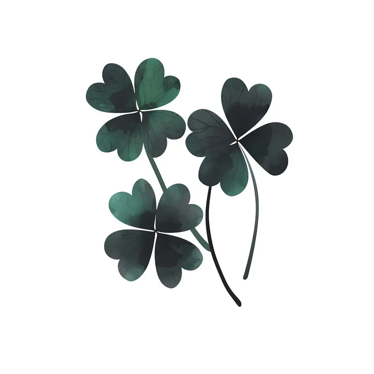 Three-leaf Clover for Good Luck