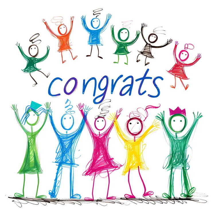 Congrats Celebration with Doodle People