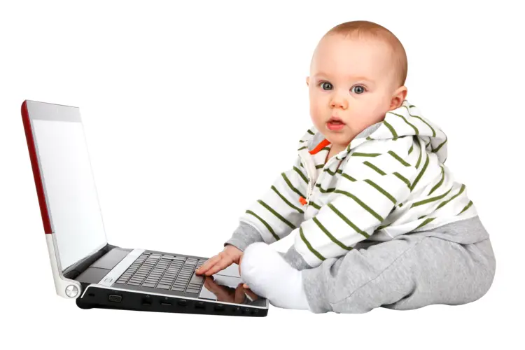 Baby with Laptop