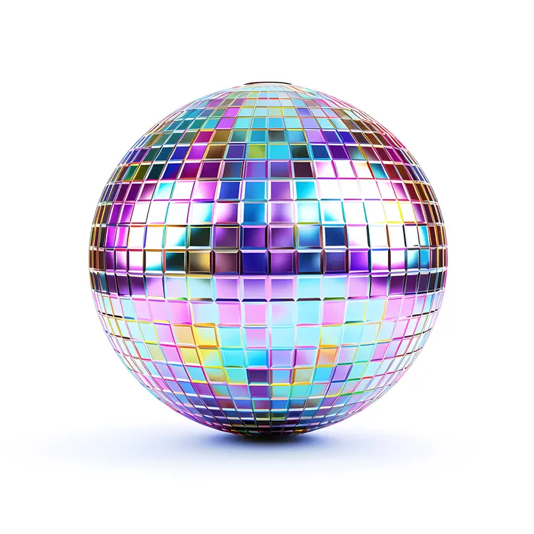 Colorful Shiny Disco Ball for Dance