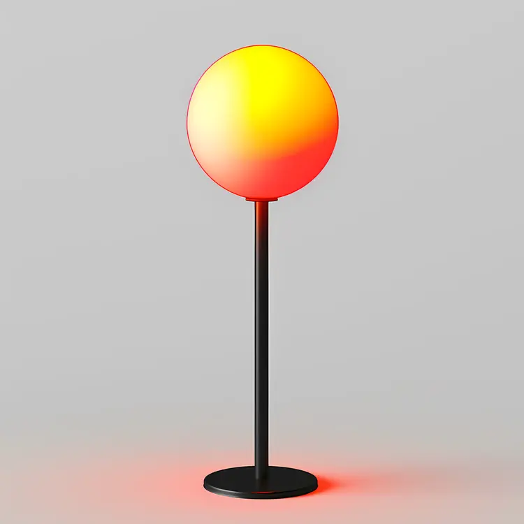 Contemporary Globe Floor Lamp