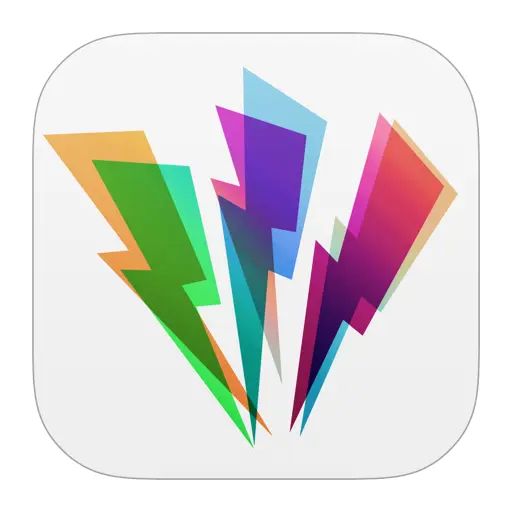 Colorful Lightning Icon