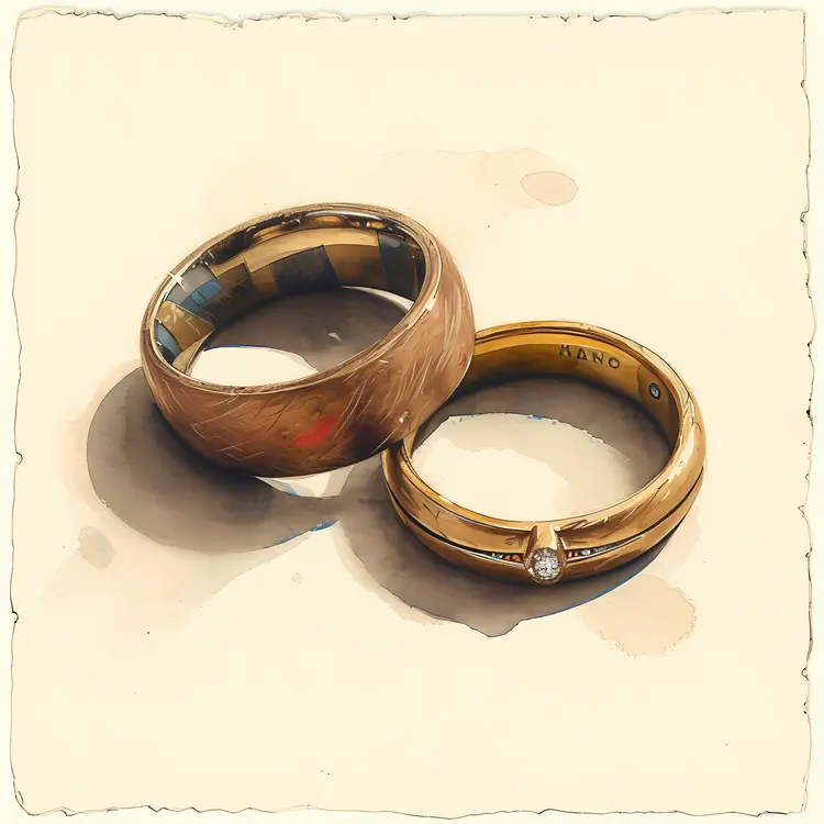 Vintage Gold and Diamond Rings