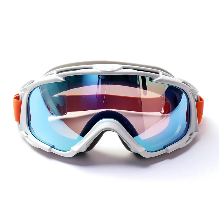 White Ski Goggles for Winter Sports