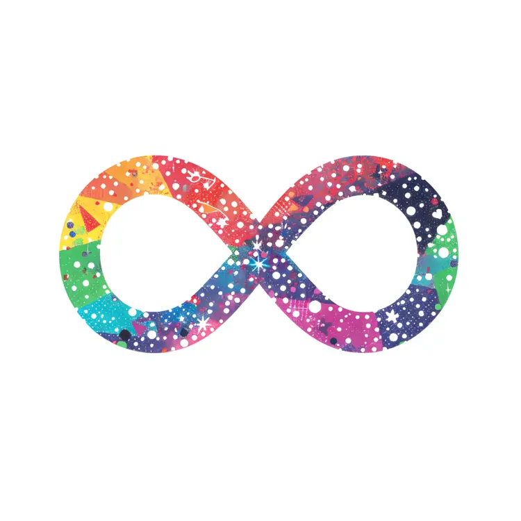 Colorful Infinity Symbol