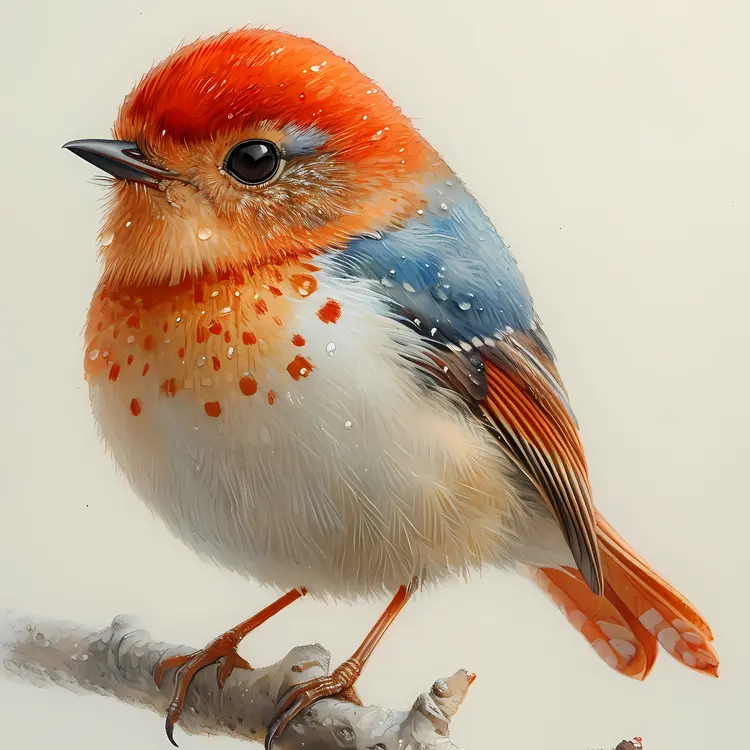 Colorful Bird with Vibrant Feathers