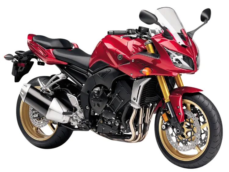 Red Sport Touring Motorcycle for Adventure