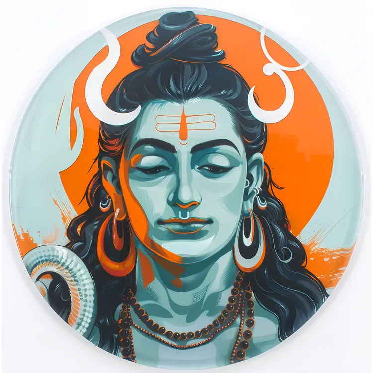Artistic Depiction of Lord Shiva