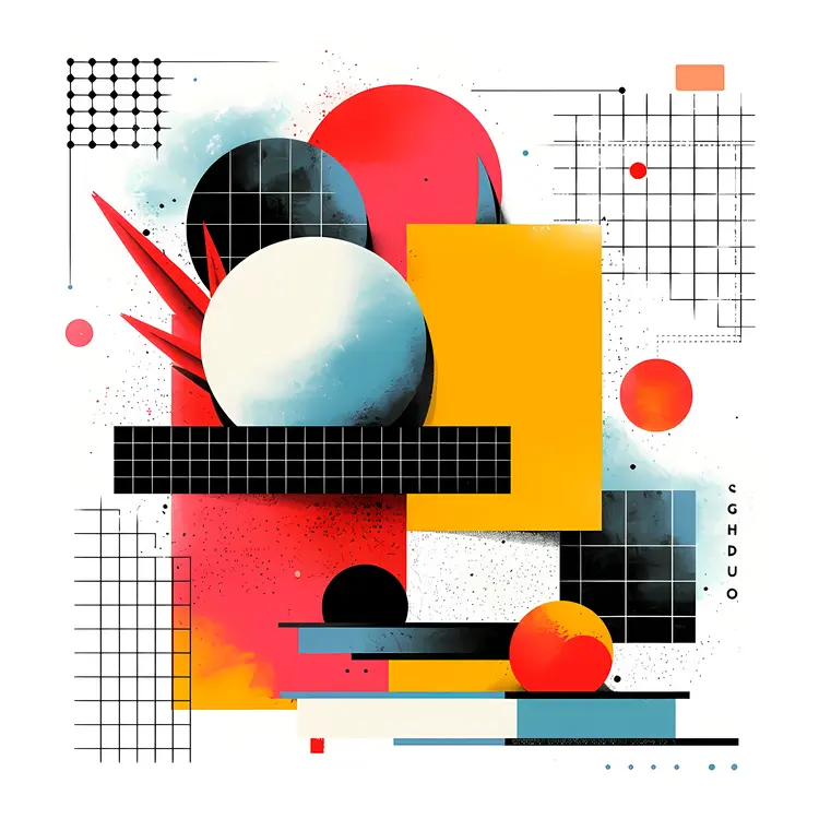 Colorful Geometric Abstract Art