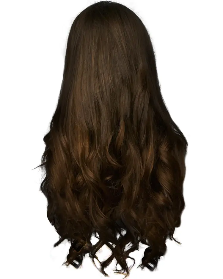 Long Wavy Brown Hair