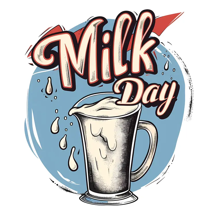 World Milk Day Mug Illustration