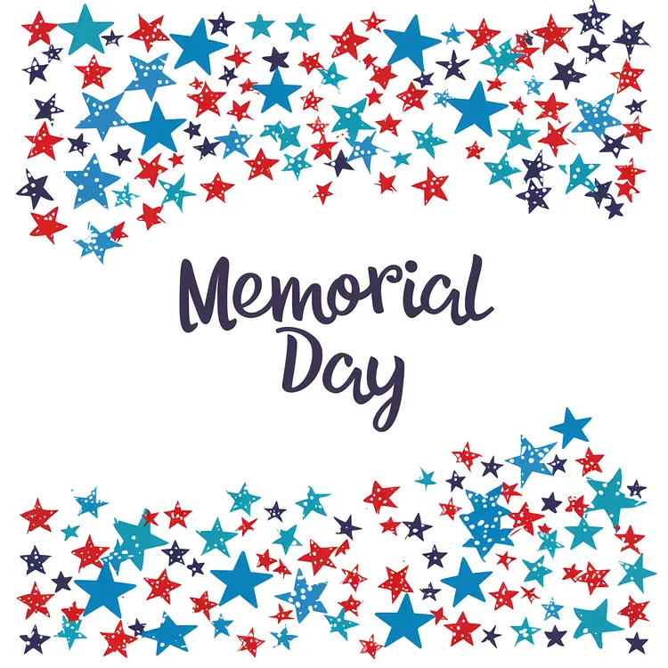 Memorial Day with Stars