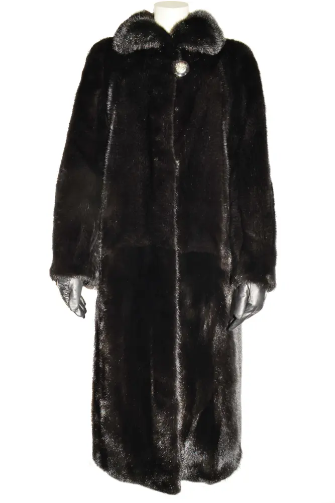 Black Fur Coat for Winter Fashion