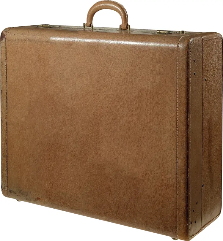 Vintage Tan Leather Briefcase
