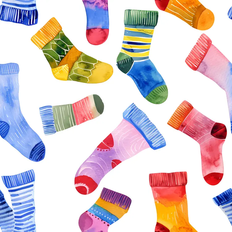 Colorful Patterned Socks