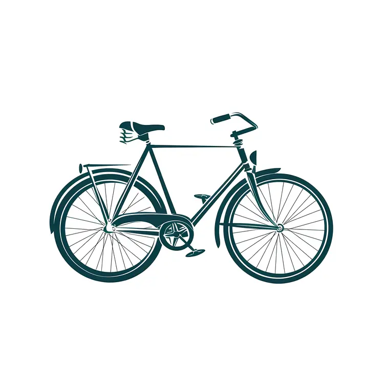 Vintage Style Bicycle Illustration