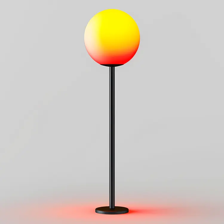 Glowing Yellow Lamp