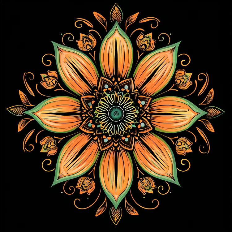 Colorful Mandala Art Design