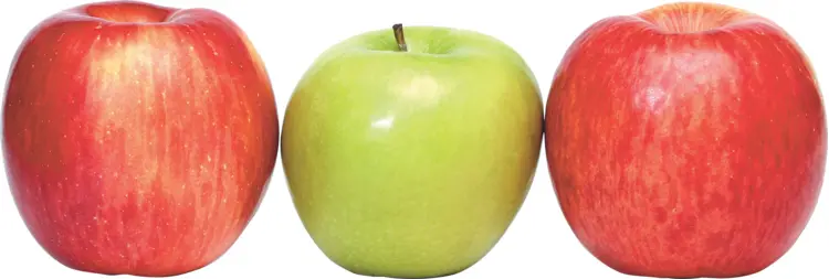 Red and Green Apples Trio