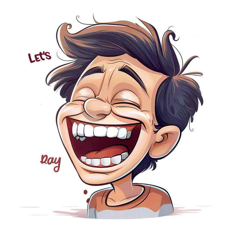 Laughing Boy Cartoon