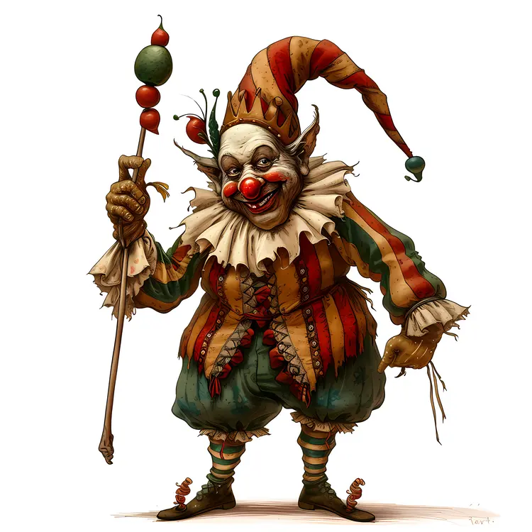 Vintage Jester Character