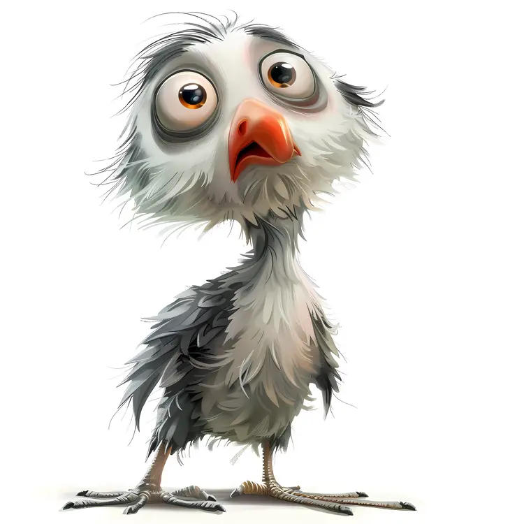 Adorable Fluffy Bird