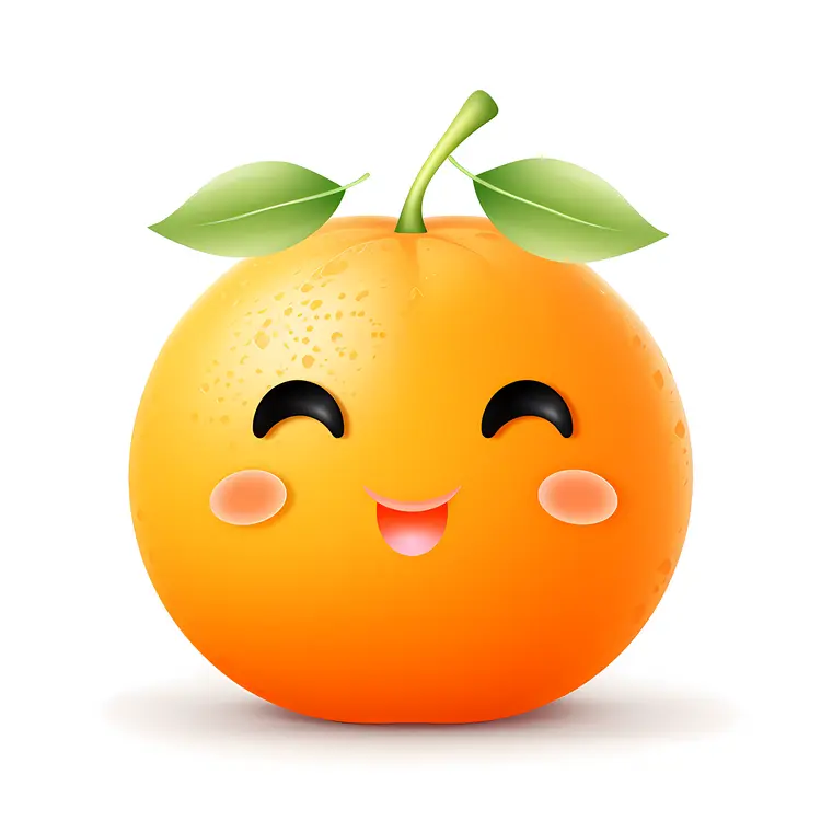 Cute Smiling Orange