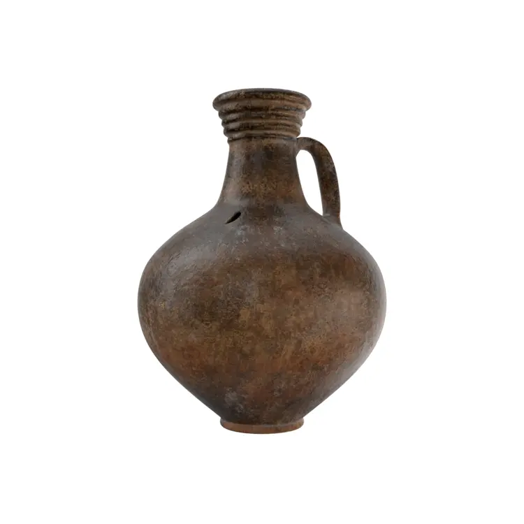 Antique Clay Pot with Handle