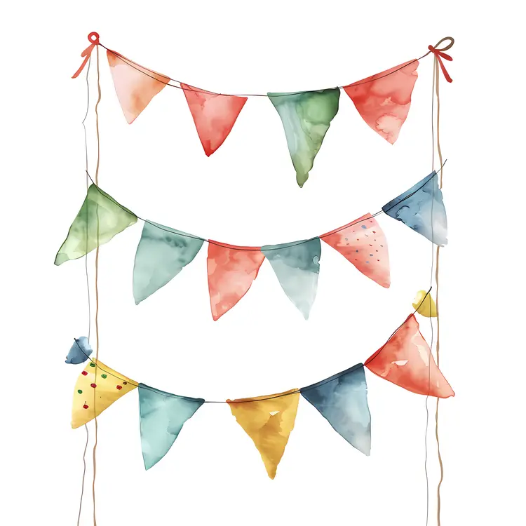 Colorful Bunting for Celebrations