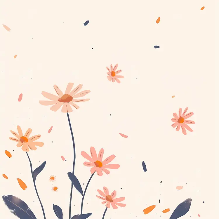 Pink Flowers in Bloom