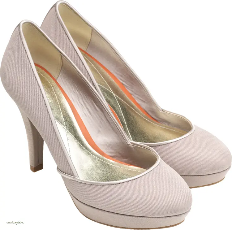 Pair of Beige High Heels