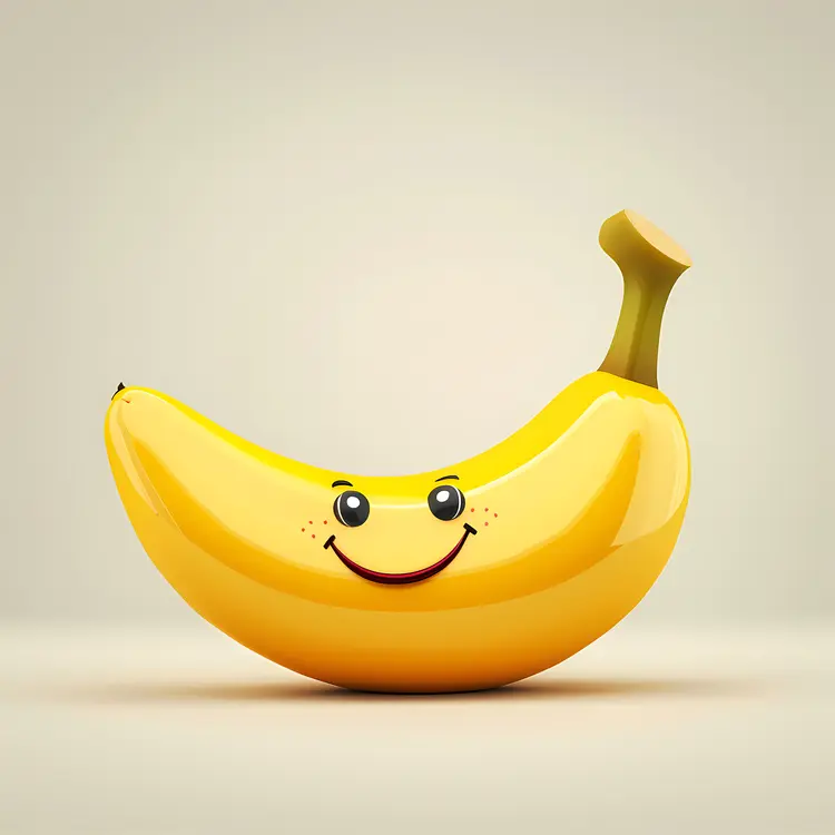 Smiling Yellow Banana
