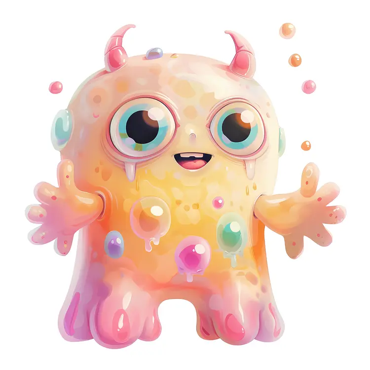 Cute Colorful Monster