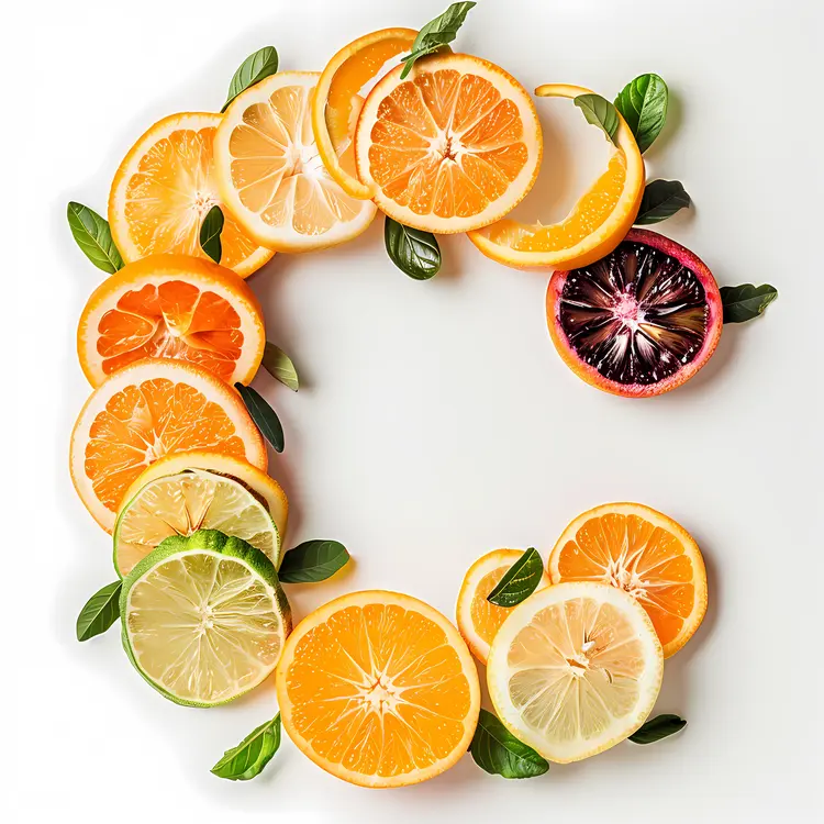 Colorful Citrus Fruit Slices