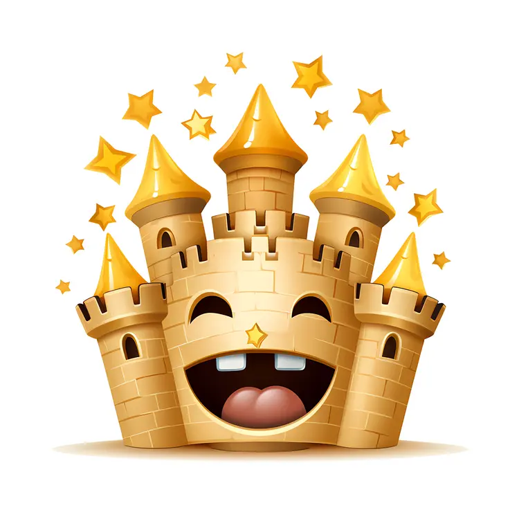 Happy Castle with Stars