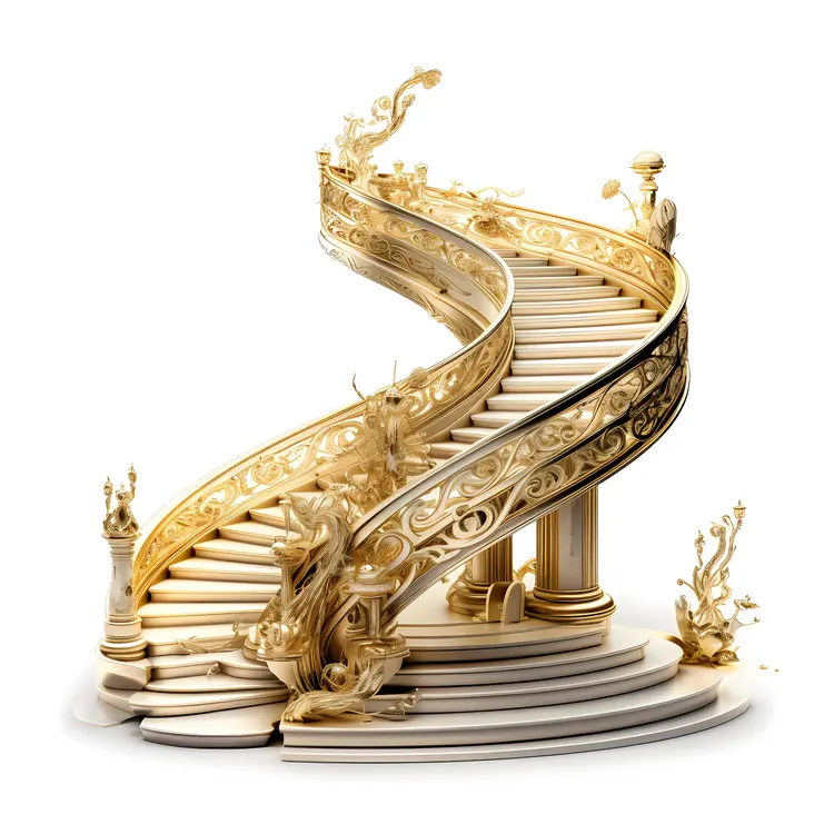 Golden Spiral Staircase