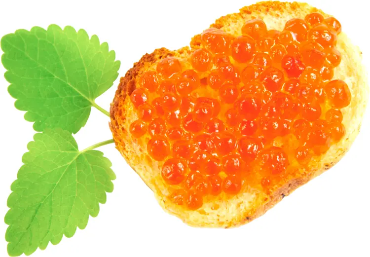 Caviar Toast with Herbs