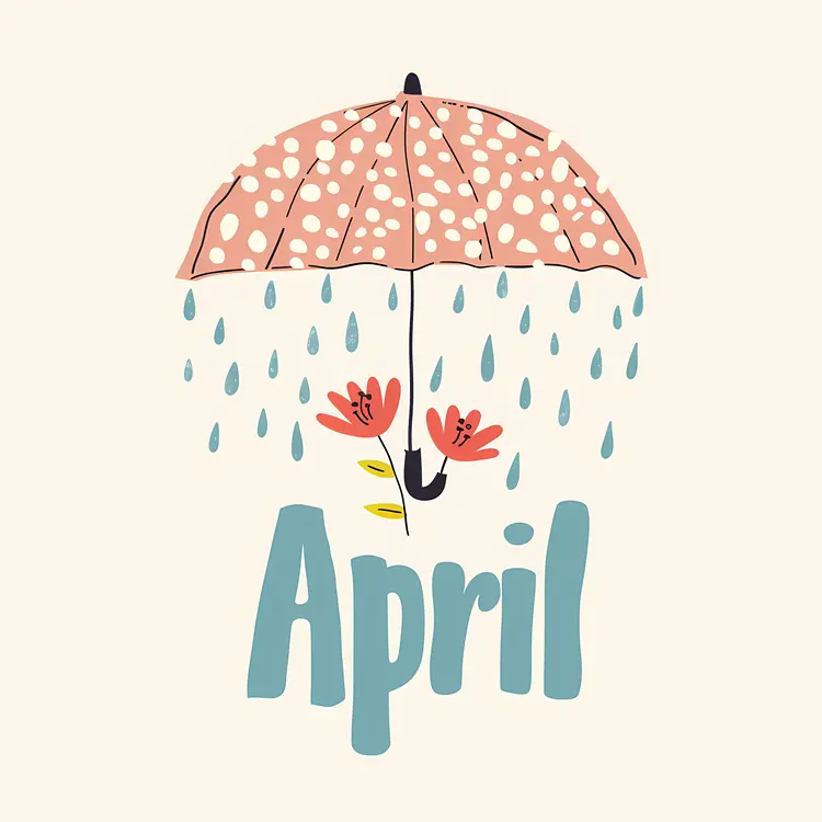 Umbrella in April Showers