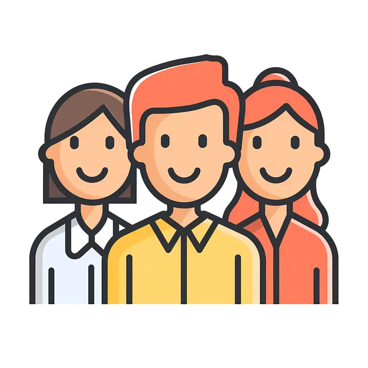 Group of Happy People
