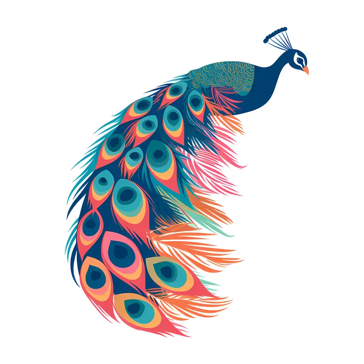 Colorful Peacock