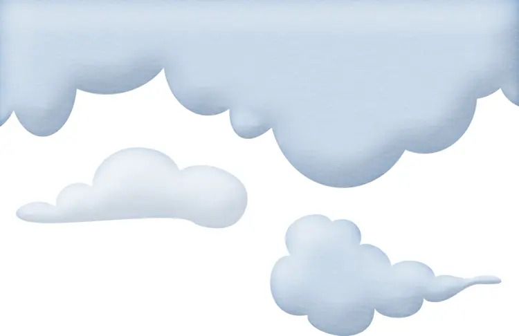 Cartoon Clouds Illustration
