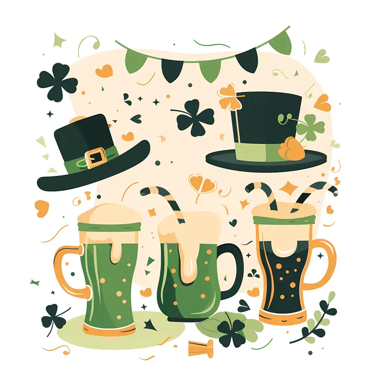 Beer and Hats for St. Patrick's Day