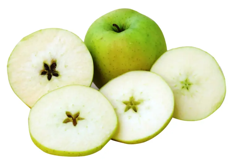 Juicy Green Apple Slices