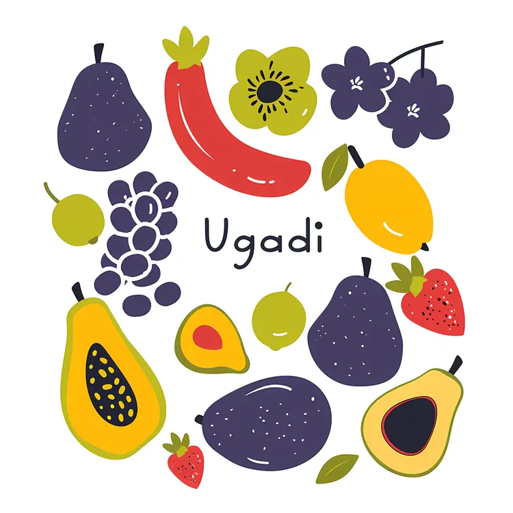 Variety of Fruits for Ugadi Festival