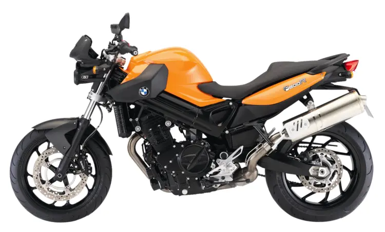 Orange BMW Sport Motorcycle