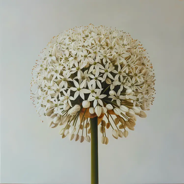 Close-up of White Flower Illustration
